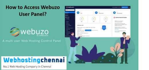 how to access webuzo user panel